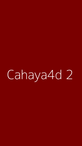 Tampilan Antarmuka Aplikasi Cahaya4d - 2