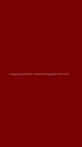 Tampilan Antarmuka Aplikasi Cahayatogel Daftar Aplikasi Kebugaran Android - 4