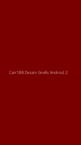 Tampilan Antarmuka Aplikasi Cair188 Desain Grafis Android - 2