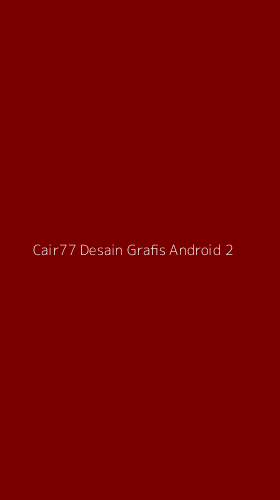 Tampilan Antarmuka Aplikasi Cair77 Desain Grafis Android - 2