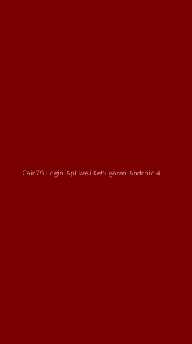 Tampilan Antarmuka Aplikasi Cair78 Login Aplikasi Kebugaran Android - 4