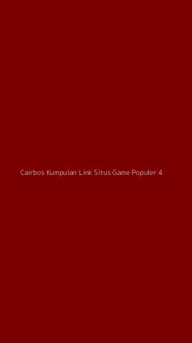 Tampilan Antarmuka Aplikasi Cairbos Kumpulan Link Situs Game Populer - 4