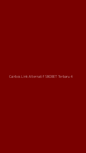 Tampilan Antarmuka Aplikasi Cairbos Link Alternatif Sbobet Terbaru - 4