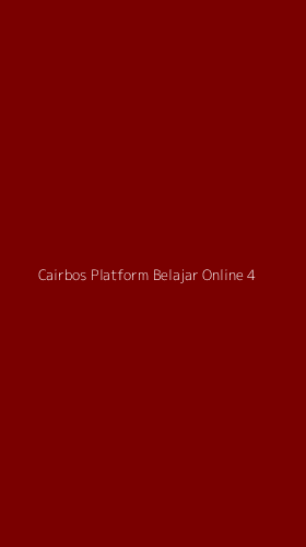 Tampilan Antarmuka Aplikasi Cairbos Platform Belajar Online - 4