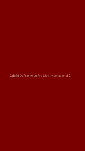 Tampilan Antarmuka Aplikasi Calo4d Daftar Akun Pro Slot Internasional - 2