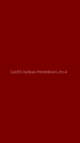 Tampilan Antarmuka Aplikasi Calo55 Aplikasi Pendidikan Lite - 4