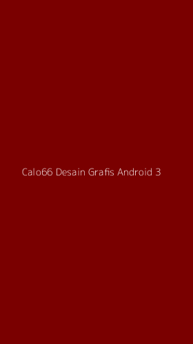Tampilan Antarmuka Aplikasi Calo66 Desain Grafis Android - 3