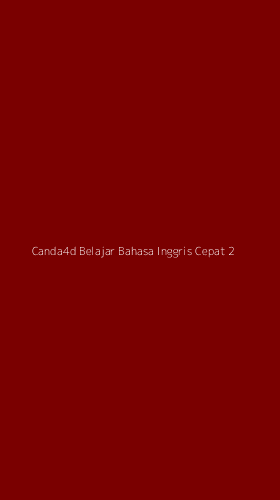 Tampilan Antarmuka Aplikasi Canda4d Belajar Bahasa Inggris Cepat - 2