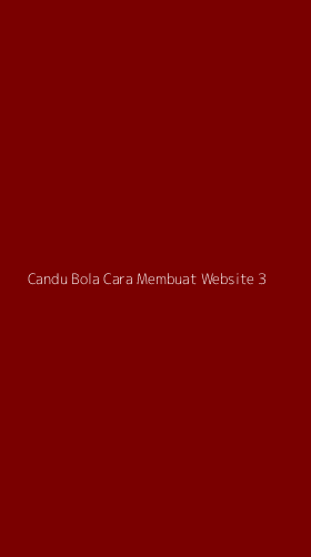 Tampilan Antarmuka Aplikasi Candu Bola Cara Membuat Website - 3