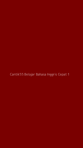 Tampilan Antarmuka Aplikasi Cantik55 Belajar Bahasa Inggris Cepat - 1