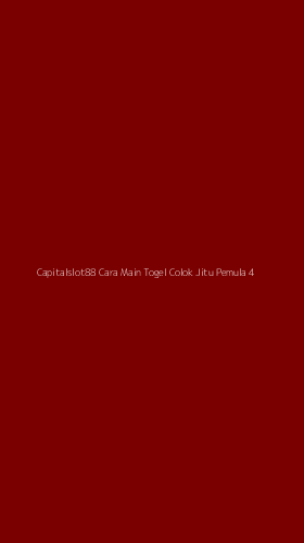 Tampilan Antarmuka Aplikasi Capitalslot88 Cara Main Togel Colok Jitu Pemula - 4