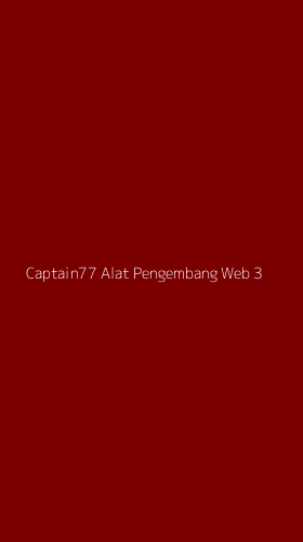 Tampilan Antarmuka Aplikasi Captain77 Alat Pengembang Web - 3