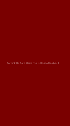 Tampilan Antarmuka Aplikasi Carihoki89 Cara Klaim Bonus Harian Member - 4