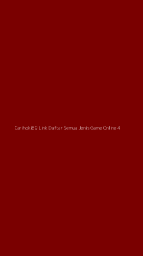 Tampilan Antarmuka Aplikasi Carihoki89 Link Daftar Semua Jenis Game Online - 4