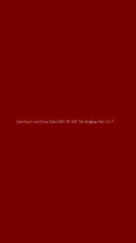 Tampilan Antarmuka Aplikasi Carolina Live Draw Data Sgp Hk Sdy Terlengkap Hari Ini - 1