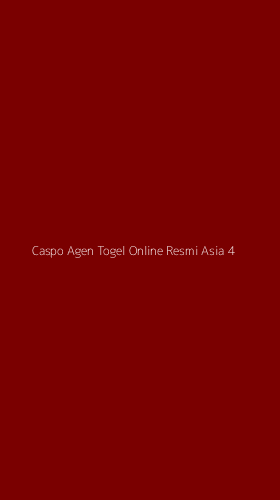 Tampilan Antarmuka Aplikasi Caspo Agen Togel Online Resmi Asia - 4