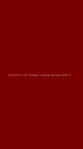 Tampilan Antarmuka Aplikasi Casteltoto Link Panduan Lengkap Bermain Aman - 4