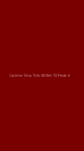 Tampilan Antarmuka Aplikasi Castries Situs Toto 4d Bet 10 Perak - 4