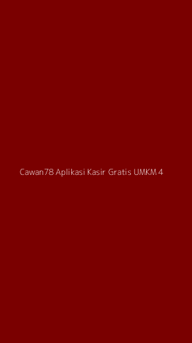 Tampilan Antarmuka Aplikasi Cawan78 Aplikasi Kasir Gratis Umkm - 4
