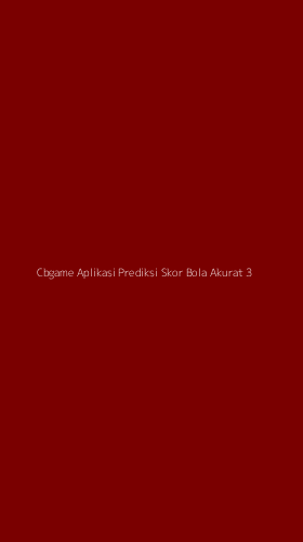 Tampilan Antarmuka Aplikasi Cbgame Aplikasi Prediksi Skor Bola Akurat - 3
