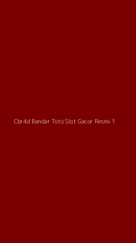 Tampilan Antarmuka Aplikasi Cbr4d Bandar Toto Slot Gacor Resmi - 1