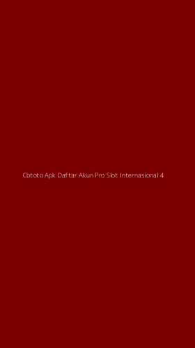 Tampilan Antarmuka Aplikasi Cbtoto Apk Daftar Akun Pro Slot Internasional - 4