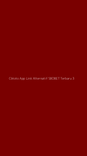 Tampilan Antarmuka Aplikasi Cbtoto App Link Alternatif Sbobet Terbaru - 3