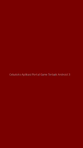 Tampilan Antarmuka Aplikasi Cebutoto Aplikasi Portal Game Terbaik Android - 3