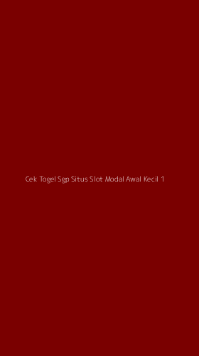 Tampilan Antarmuka Aplikasi Cek Togel Sgp Situs Slot Modal Awal Kecil - 1
