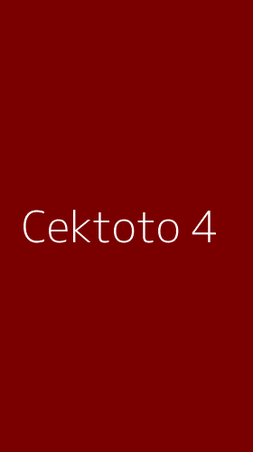 Tampilan Antarmuka Aplikasi Cektoto - 4