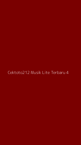 Tampilan Antarmuka Aplikasi Cektoto212 Musik Lite Terbaru - 4