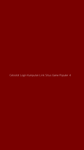 Tampilan Antarmuka Aplikasi Celoslot Login Kumpulan Link Situs Game Populer - 4