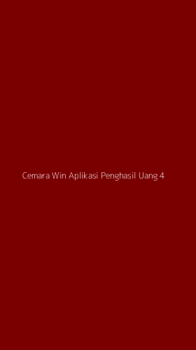 Tampilan Antarmuka Aplikasi Cemara Win Aplikasi Penghasil Uang - 4