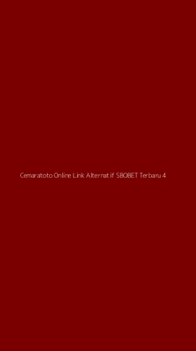 Tampilan Antarmuka Aplikasi Cemaratoto Online Link Alternatif Sbobet Terbaru - 4