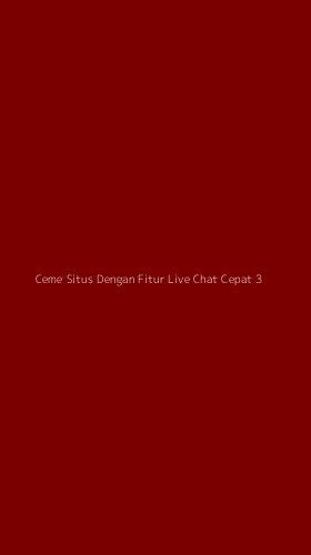 Tampilan Antarmuka Aplikasi Ceme Situs Dengan Fitur Live Chat Cepat - 3