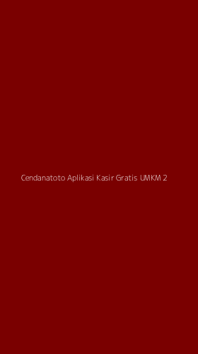 Tampilan Antarmuka Aplikasi Cendanatoto Aplikasi Kasir Gratis Umkm - 2