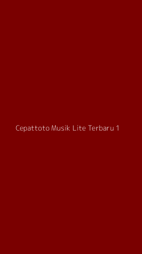 Tampilan Antarmuka Aplikasi Cepattoto Musik Lite Terbaru - 1