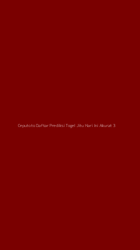 Tampilan Antarmuka Aplikasi Ceputoto Daftar Prediksi Togel Jitu Hari Ini Akurat - 3