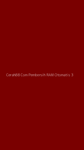 Tampilan Antarmuka Aplikasi Cerah88 Com Pembersih Ram Otomatis - 3