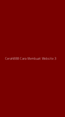 Tampilan Antarmuka Aplikasi Cerah888 Cara Membuat Website - 3