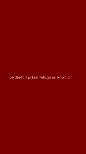 Tampilan Antarmuka Aplikasi Cerdas4d Aplikasi Kebugaran Android - 1