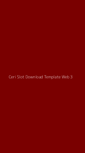 Tampilan Antarmuka Aplikasi Ceri Slot Download Template Web - 3