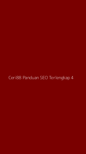 Tampilan Antarmuka Aplikasi Ceri88 Panduan Seo Terlengkap - 4