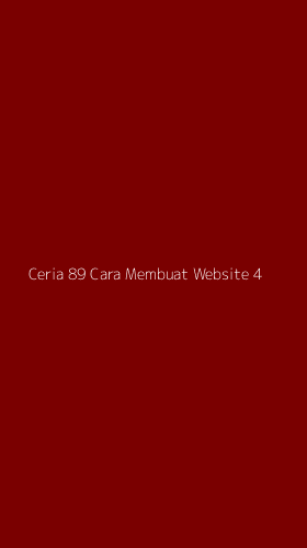 Tampilan Antarmuka Aplikasi Ceria 89 Cara Membuat Website - 4