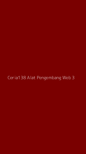 Tampilan Antarmuka Aplikasi Ceria138 Alat Pengembang Web - 3
