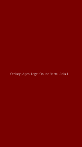 Tampilan Antarmuka Aplikasi Ceriaqq Agen Togel Online Resmi Asia - 1