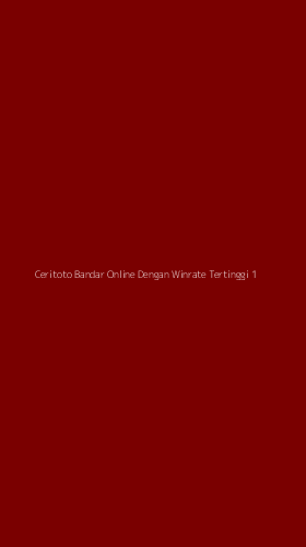 Tampilan Antarmuka Aplikasi Ceritoto Bandar Online Dengan Winrate Tertinggi - 1