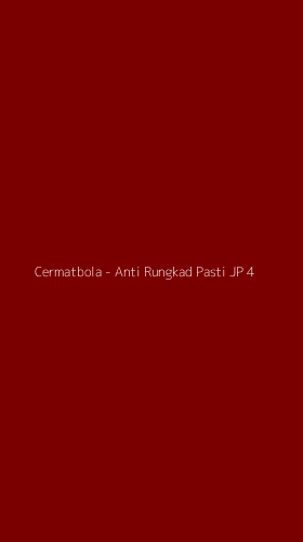 Tampilan Antarmuka Aplikasi Cermatbola - Anti Rungkad Pasti JP - 4