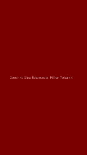 Tampilan Antarmuka Aplikasi Cermin 4d Situs Rekomendasi Pilihan Terbaik - 4
