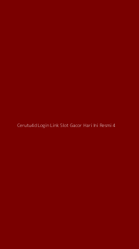 Tampilan Antarmuka Aplikasi Cerutu4d Login Link Slot Gacor Hari Ini Resmi - 4